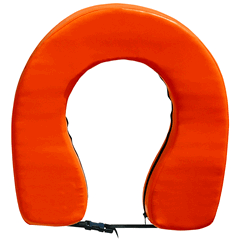 Horseshoe Lifebuoy ''Basic I'' 140N Orange