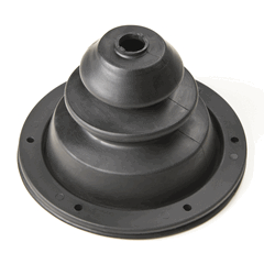 Transom Grommet 139mm, Ridged Cone Type With Flexible Single Hole Outlet Inner 103mm