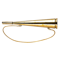 Brass Signal Horn Straight