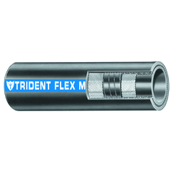 TridentFlex Marine Wet Exhaust & Water Hose Black with Blue Tracer ID 13mm ½
