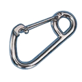 Asymmetric Snap Carabiners / Carbine Hooks with Eye