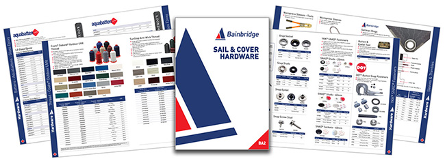 BA2 Sail & Cover Hardware Catalogue Front Cover of Sail &Cover Hardware Catalogue