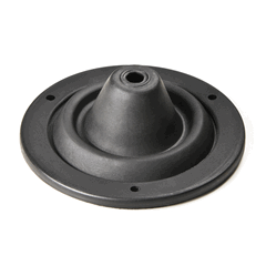 Transom Grommet 119mm, Ridged Cone Type With Flexible Single Hole Outlet Inner 86mm