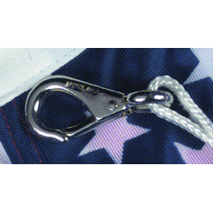 Snap Hook #2 Stainless Steel 81mm Long 20mm Eye