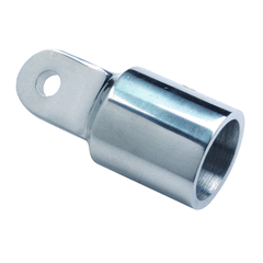 Eye End 25mm (1'') Tube With 8mm (¼'') Hole Stainless Steel