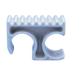 Sunblocker Twin Clip 22mm (7/8'') Tube Marine Grey