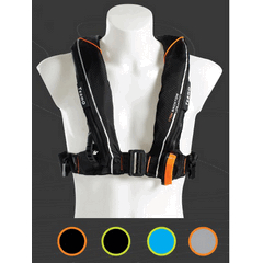 170N Coastal Lifejacket Manual  Black Cover / Orange Trim