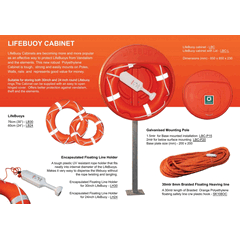 Lifebuoy Cabinet 850x800x230mm - 6.5kg