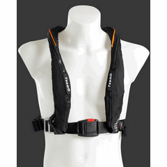 170N Micro Lifejacket Automatic Black Cover / Orange Trim