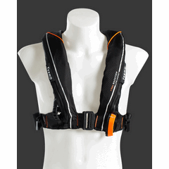 170N Coastal Lifejacket Automatic Black Cover / Orange Trim