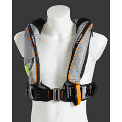 170N Offshore Lifejacket Pro Sensor Elite Grey Cover / Orange Trim