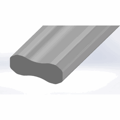 Batten Sailman 30mm x 11.4mm Grey Vinylester