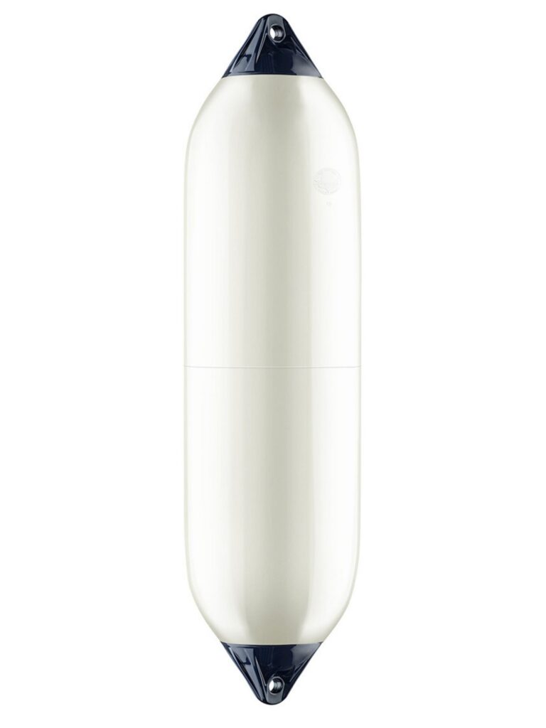 Polyform F8 White with navy blue ends