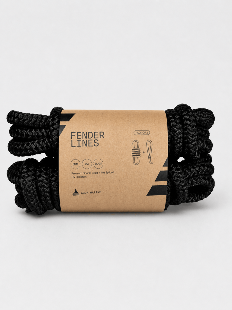 Aqua Marine 8mmx2m Fender Lines Double Braid (2-Pack)