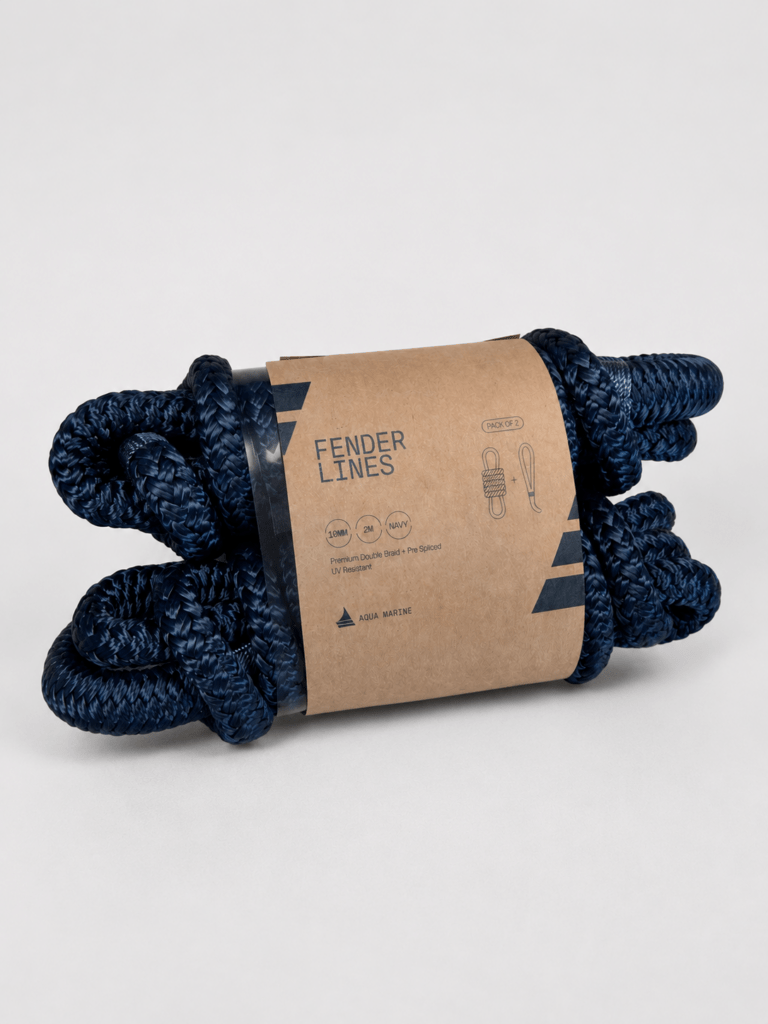Aqua Marine 10mmx2m Fender Lines Double Braid (2-Pack)