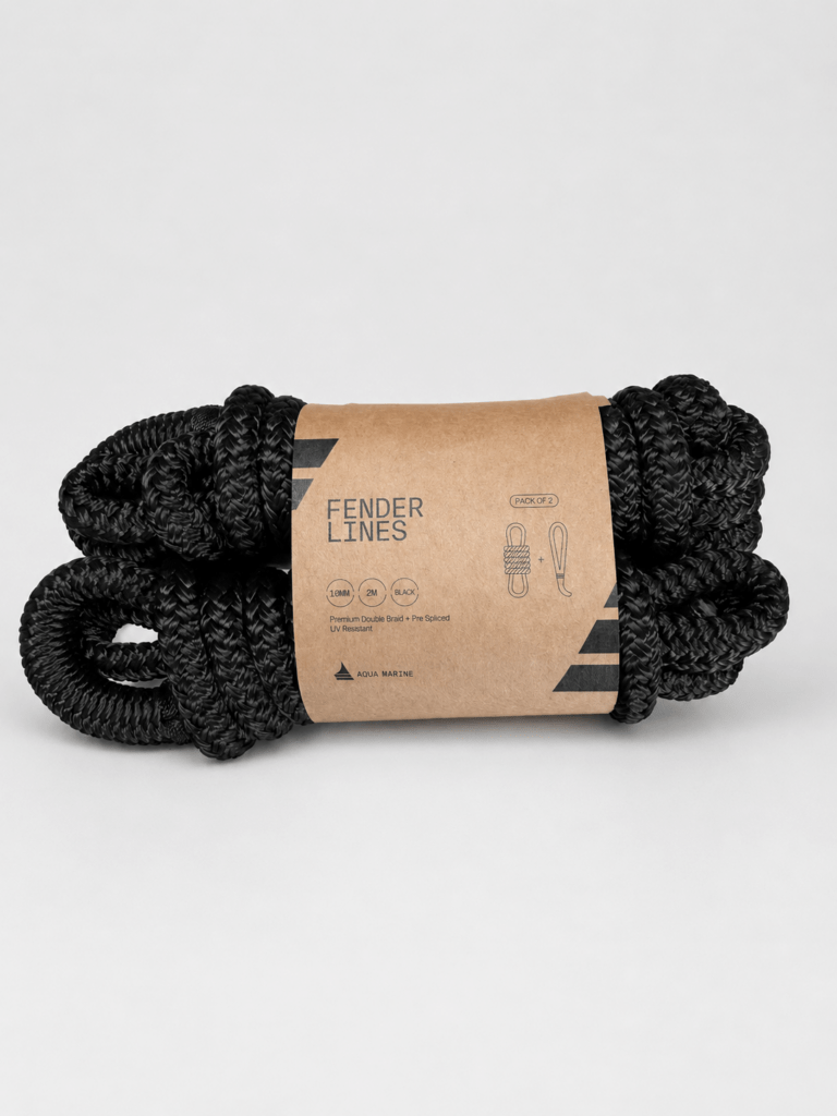 Aqua Marine 10mmx2m Fender Lines Double Braid (2-Pack)